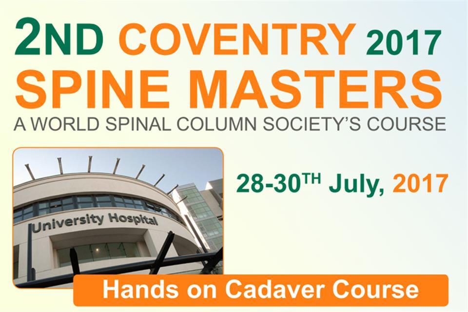 2nd Coventry Spine Masters 2017