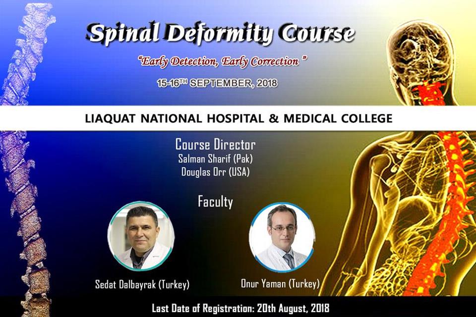 Spinal Deformity Course - 15-16th September, 2018
